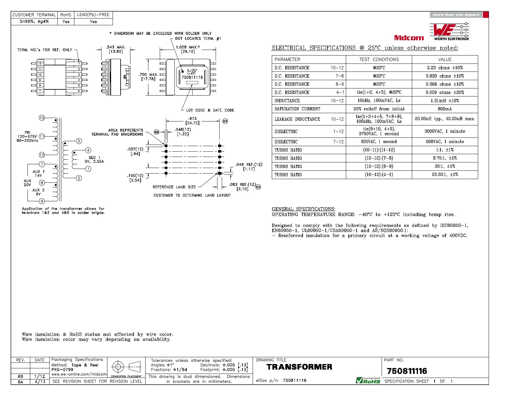 00827 datasheet preview page 1