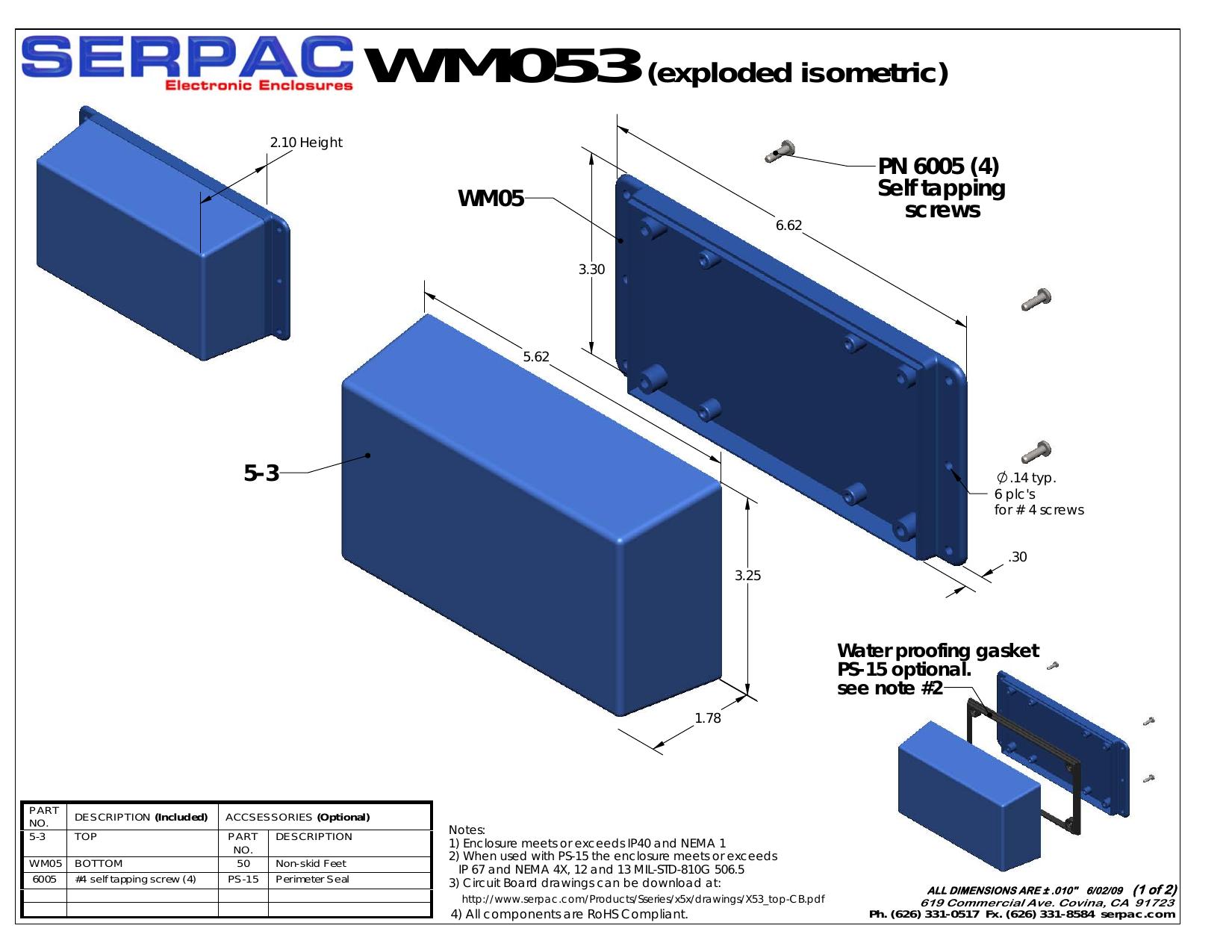 053,BK datasheet preview page 1