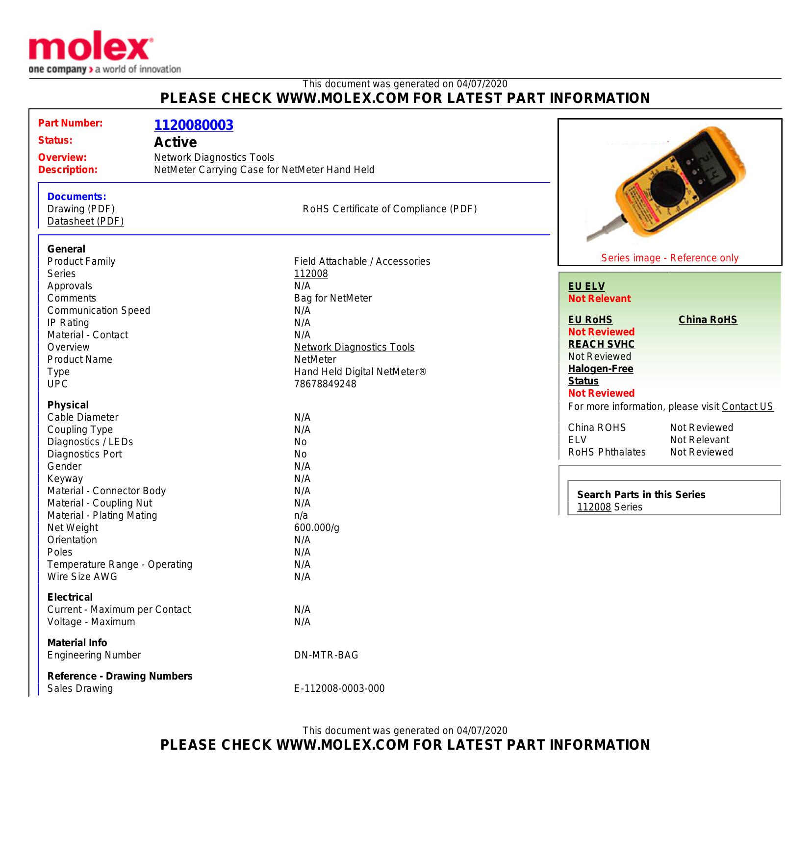 1200 datasheet preview page 1