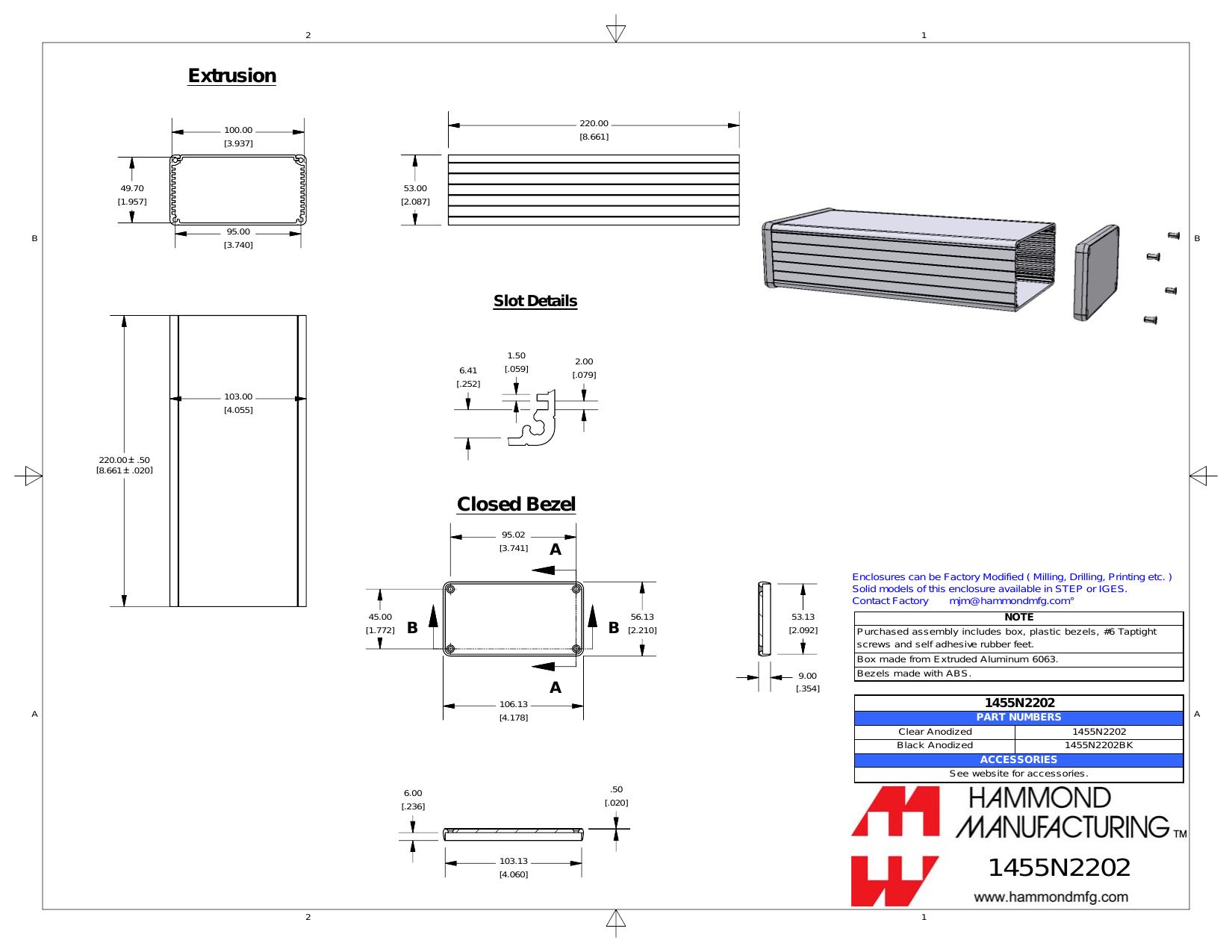 1455N2202 datasheet preview page 1