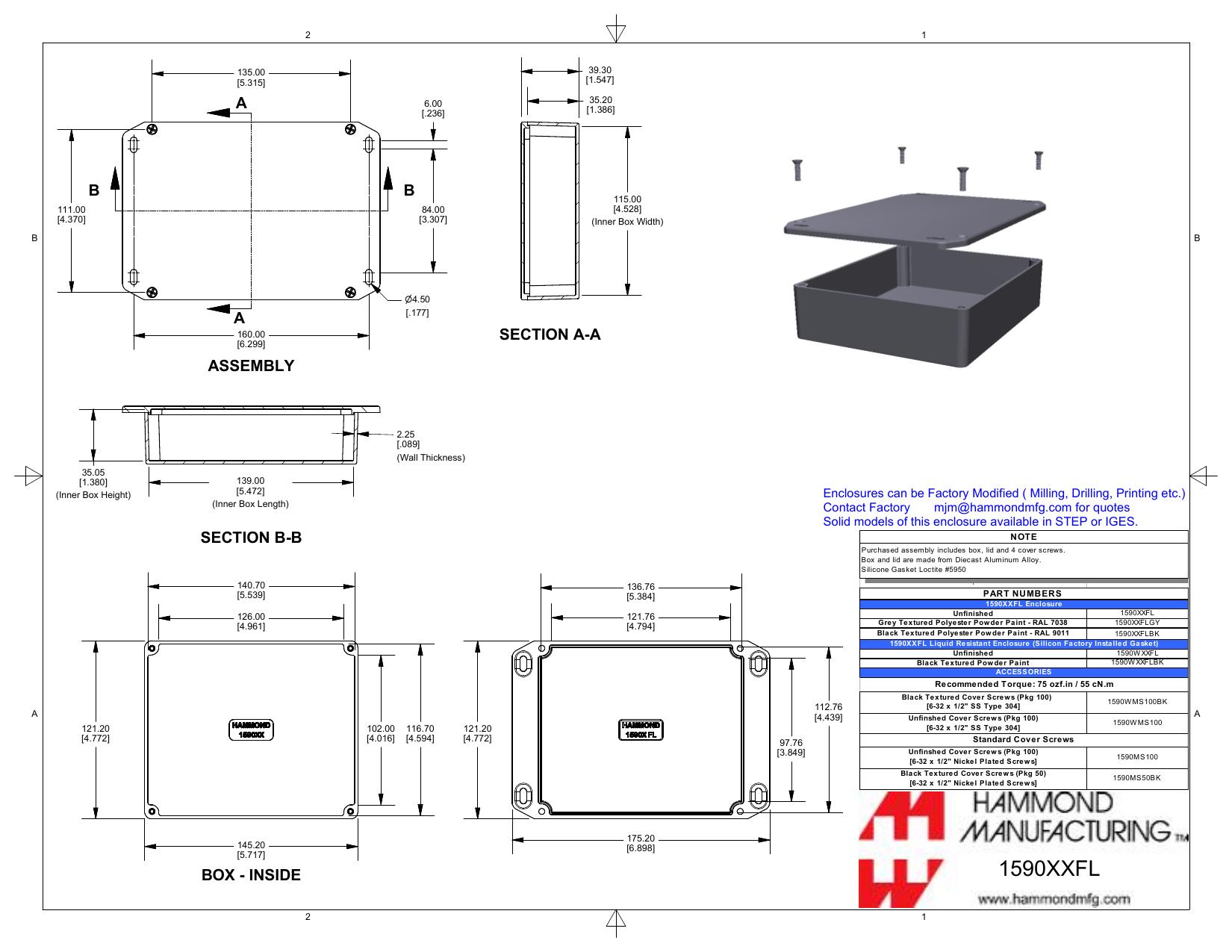 1590WX datasheet preview page 1