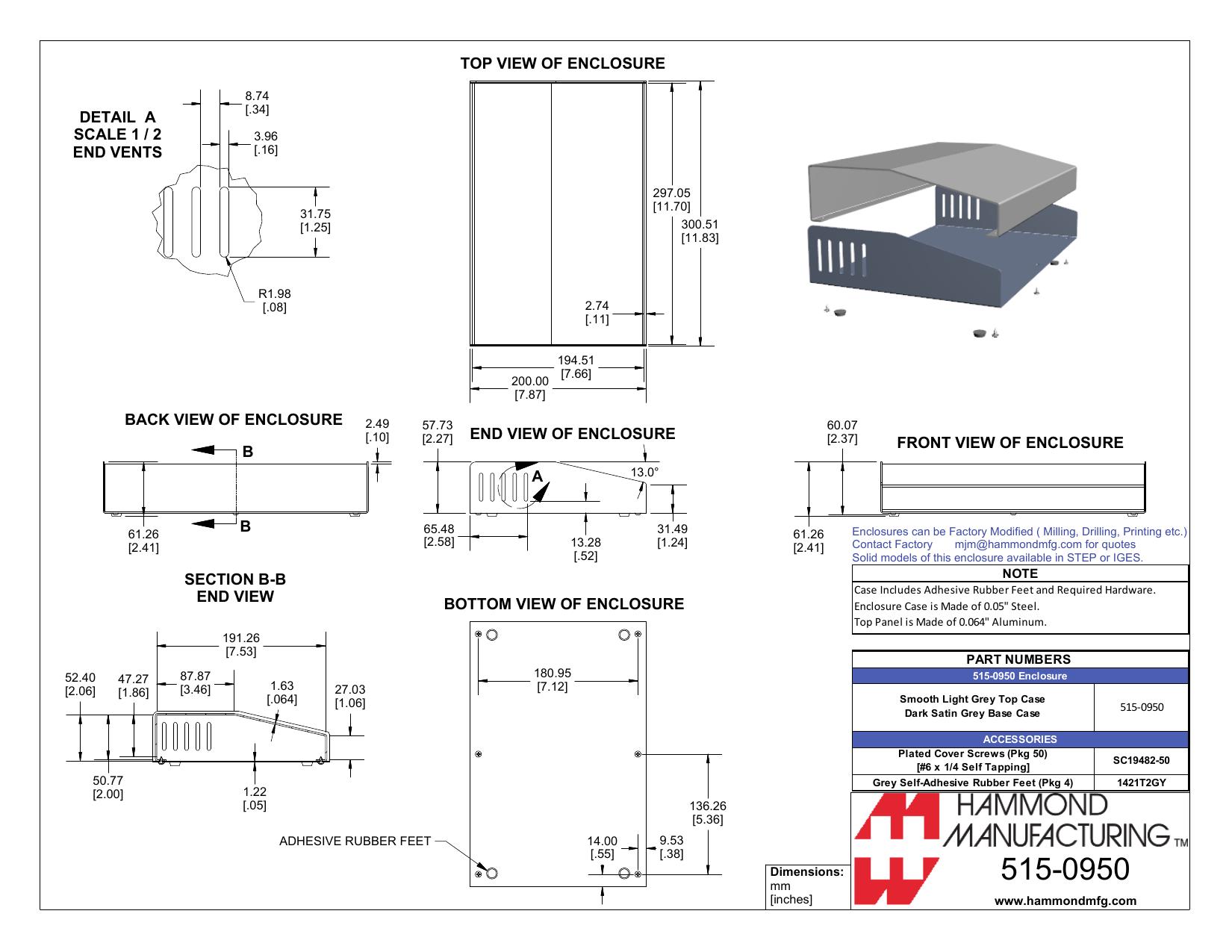 515-0950 datasheet preview page 1