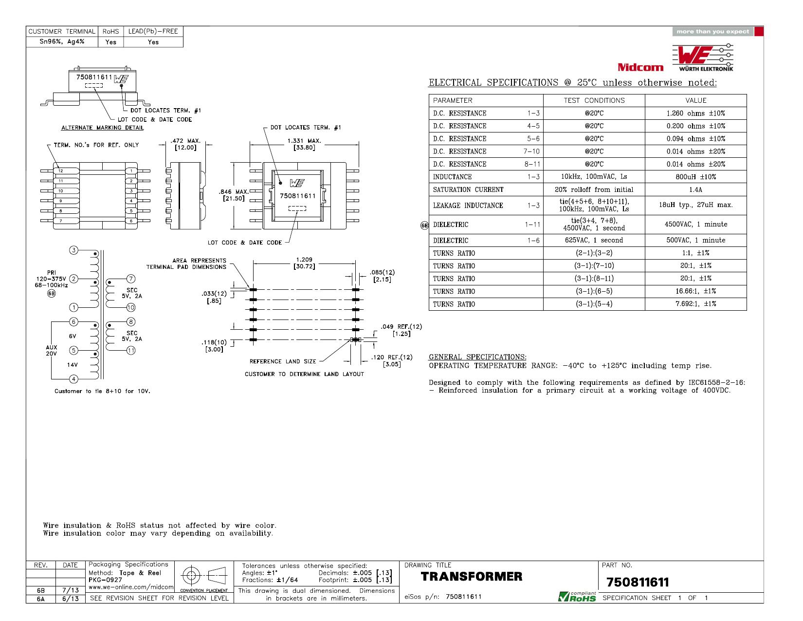 81161 datasheet preview page 1