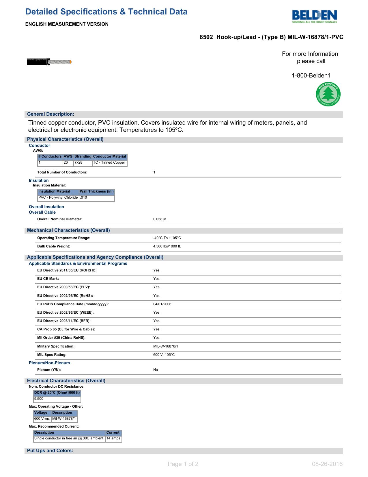 8502 datasheet preview page 1