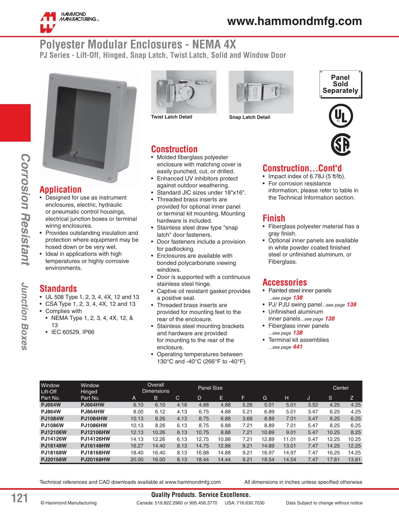 PJ14126H datasheet preview page 1
