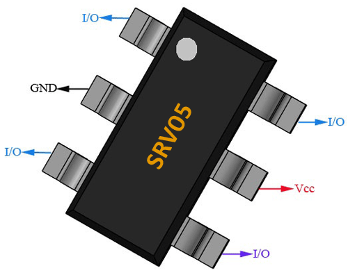 SRV05-4A datasheet preview page 1